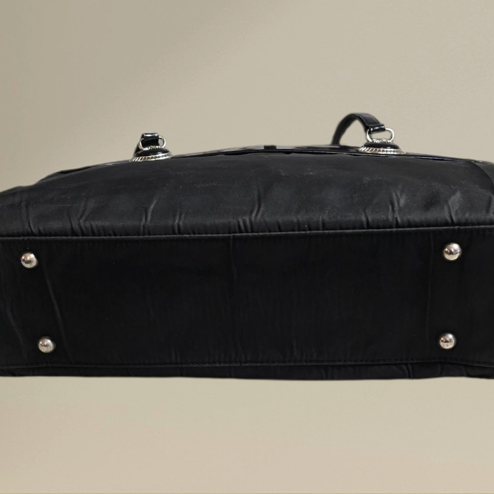Versace Nylon & Patent Leather tote - Picture 3 of 16